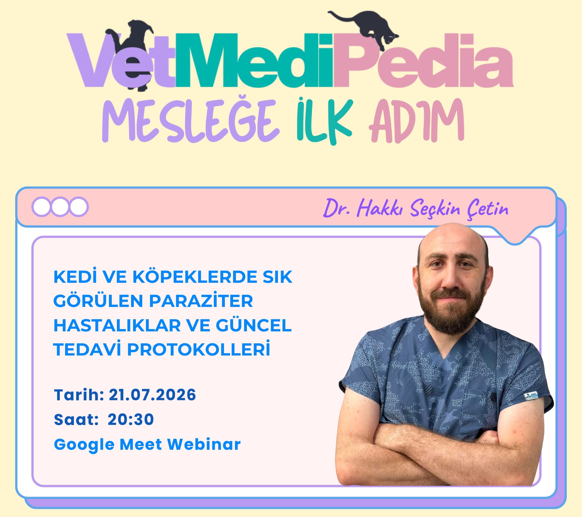 Kedi ve Köpeklerde Sık Görülen Paraziter Hastalıklar ve Güncel Tedavi Protokolleri